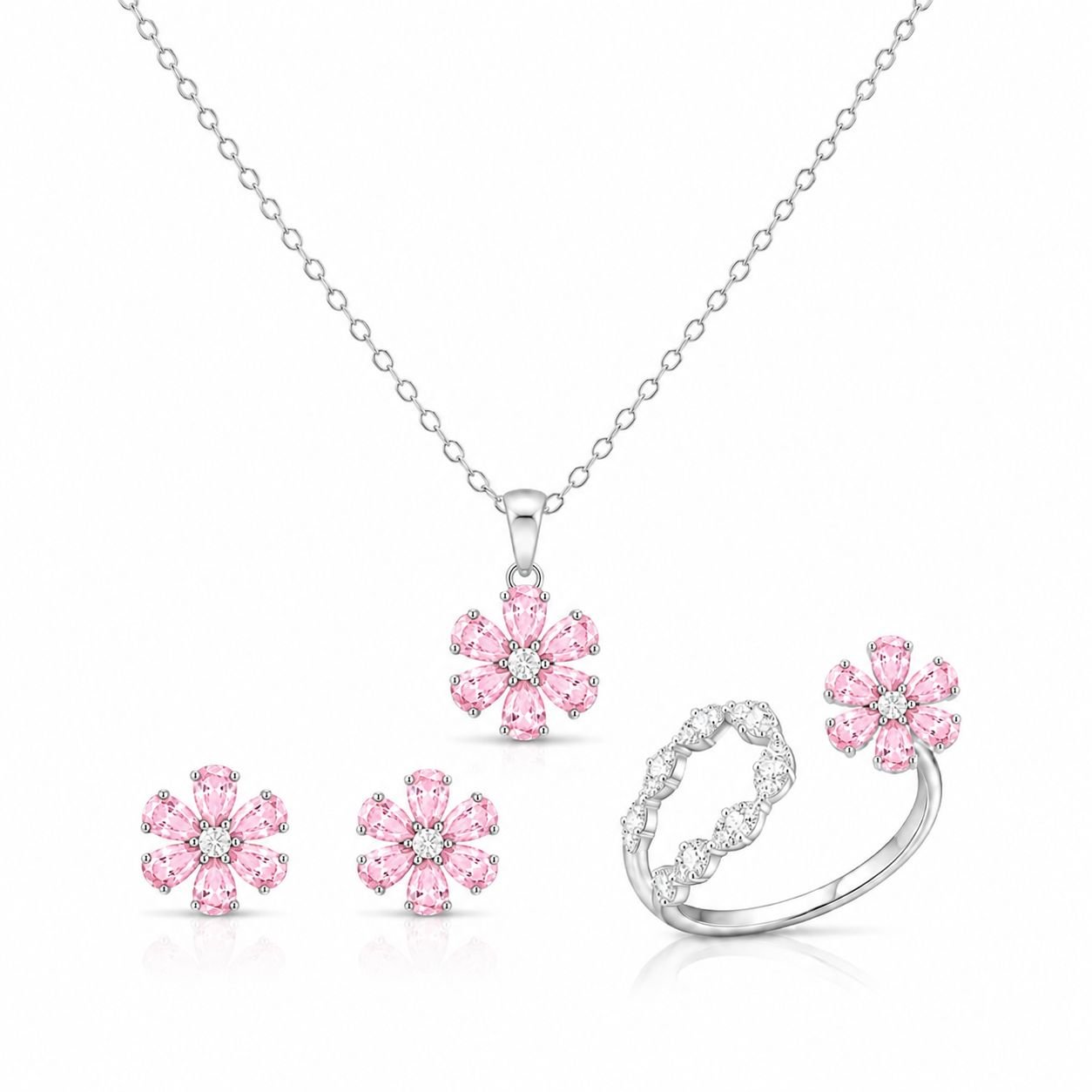Rose Bloom Three-Piece Set